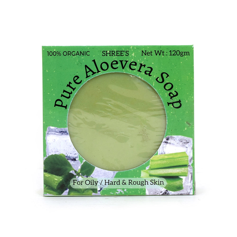 Ayurvedasramam Herbal Aloevera Soap 120 gms